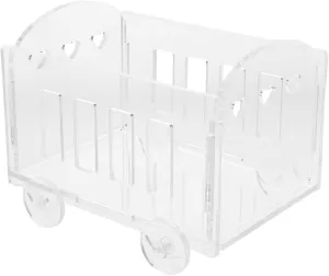 Cabilock DIY Action Figure Display Case: Acrylic Display Case for Figurines - Transparent Storage Box for Dolls Model Cars and Mini Figures