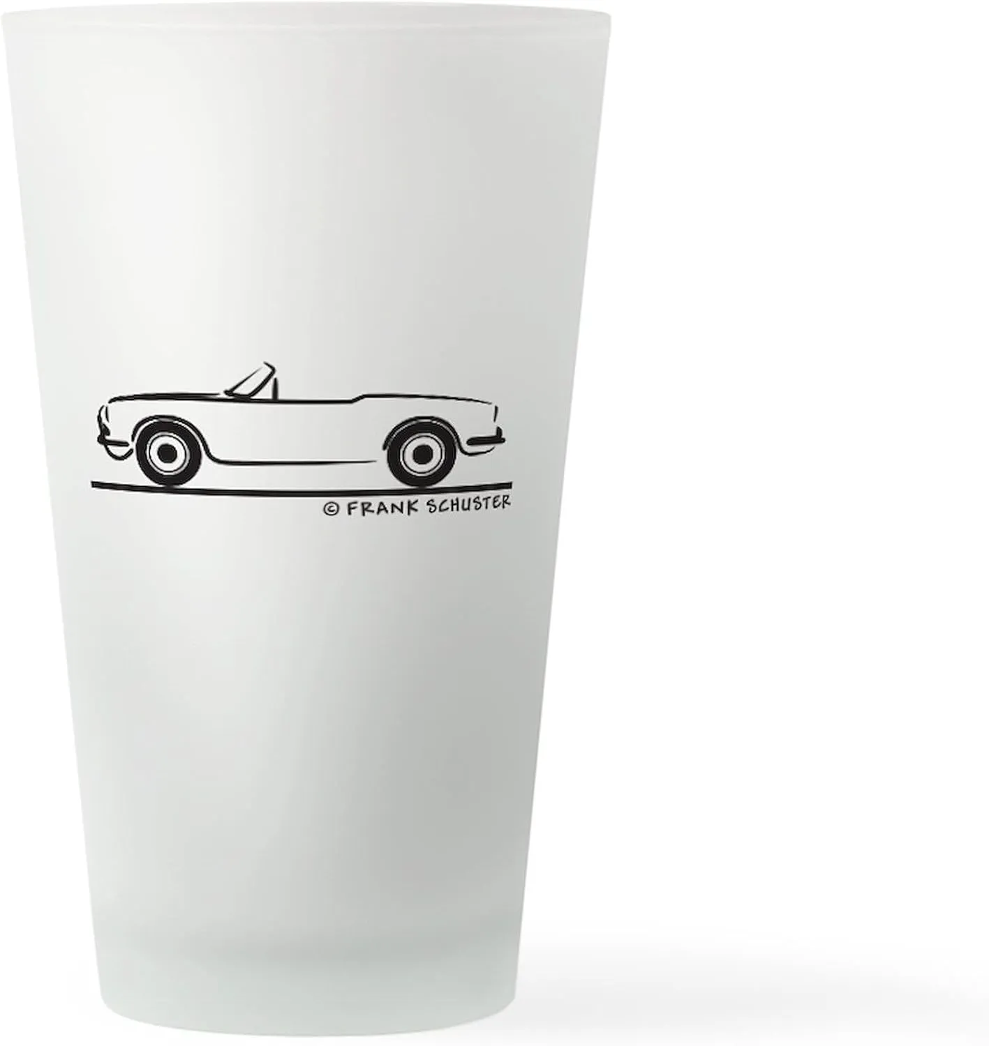 CafePress Alfa Romeo Giulietta Spider Duetto Pint Glass, 16 oz. Drinking Glass