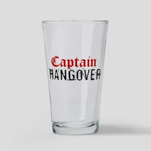 CafePress Captain Hangover Pint Glass, 16 oz. Drinking Glass
