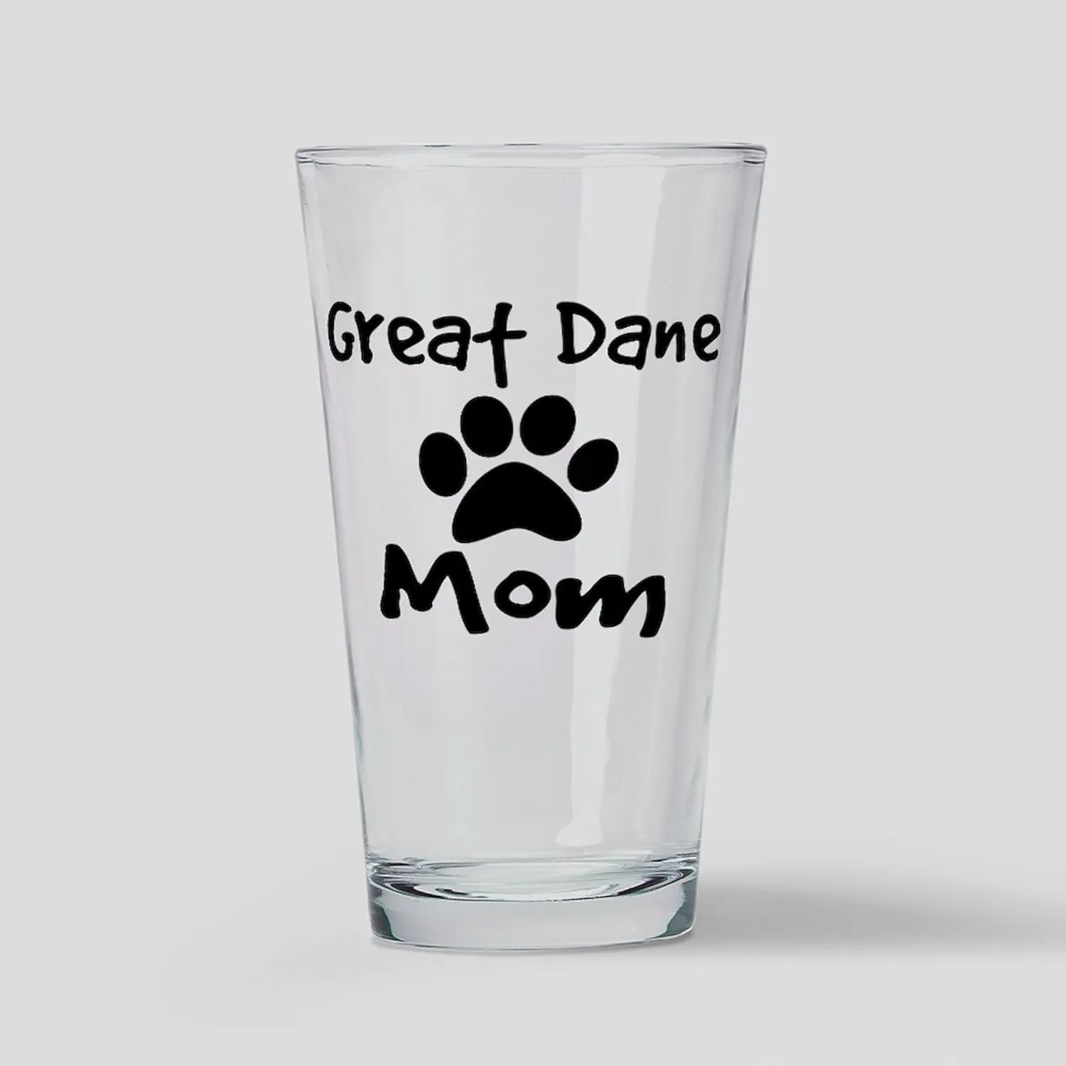 CafePress Great Dane Mom Pint Glass, 16 oz. Drinking Glass
