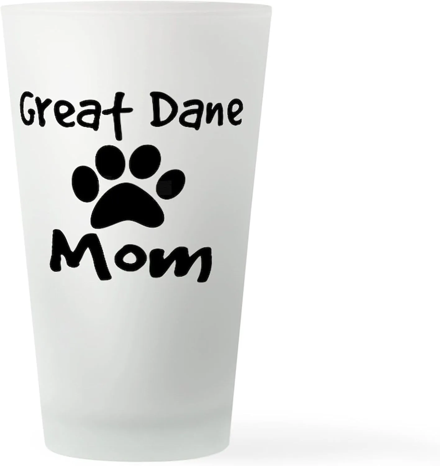 CafePress Great Dane Mom Pint Glass, 16 oz. Drinking Glass