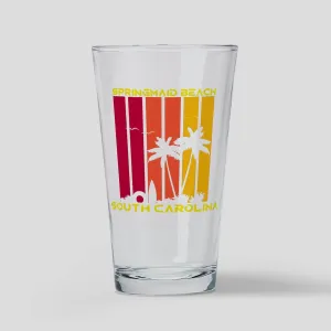 CafePress South Carolina Springmaid Beach Pint Glass, 16 oz. Drinking Glass