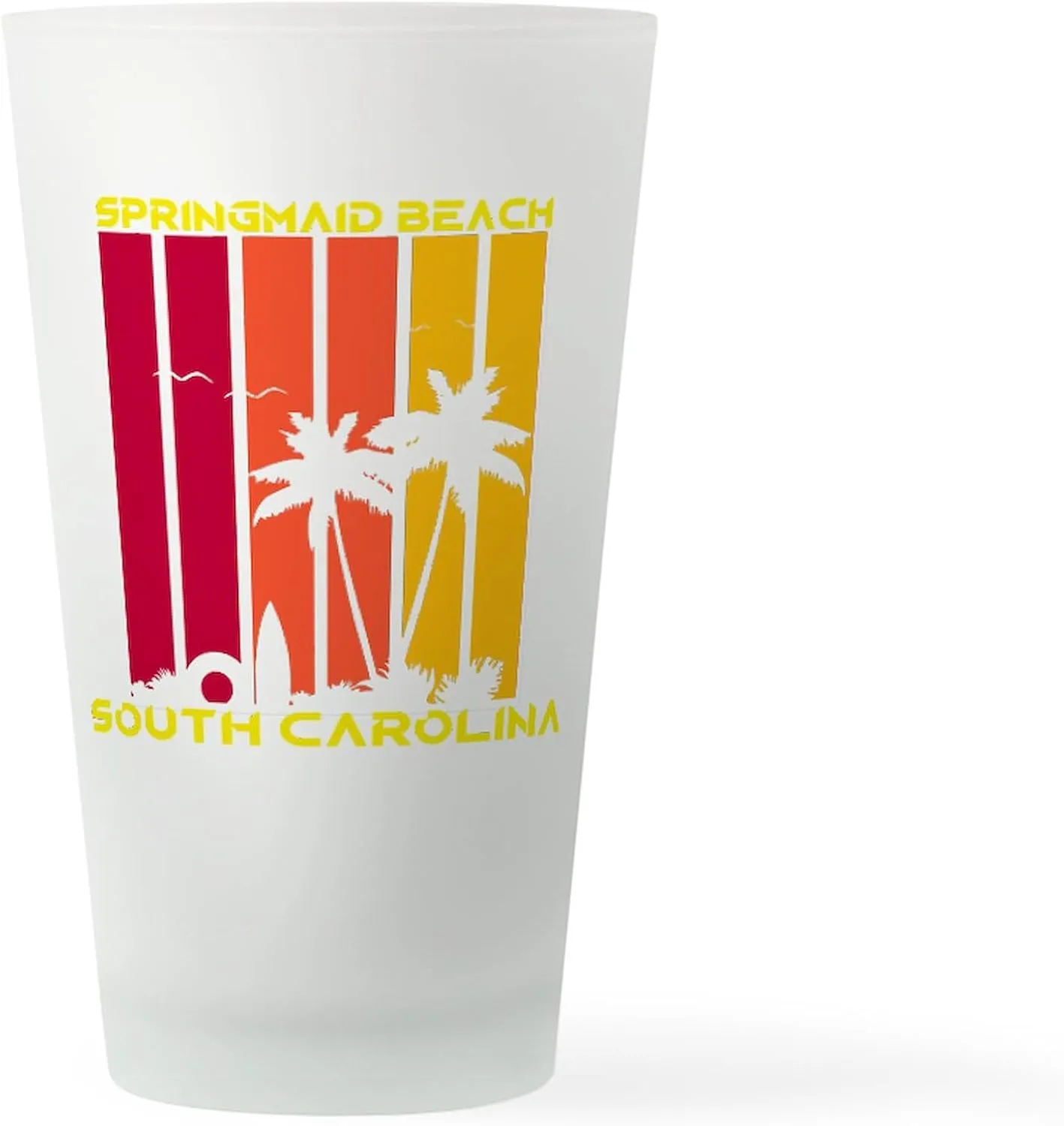 CafePress South Carolina Springmaid Beach Pint Glass, 16 oz. Drinking Glass
