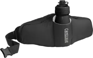 CamelBak Podium Flow 2 Waist Pack for Mountain Biking, Gravel Cycling - Contains 21 oz Podium Dirt Series Bike Bottle, Black
