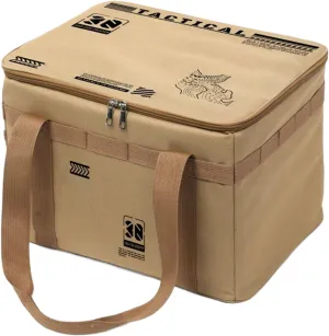Camp Gear Storage Bag | Camping Storage Organizer Carry Bag - 30L Duffel with Ergonomic Handle, Waterproof Container for Barbecue Picnic Moving Drinks Pot