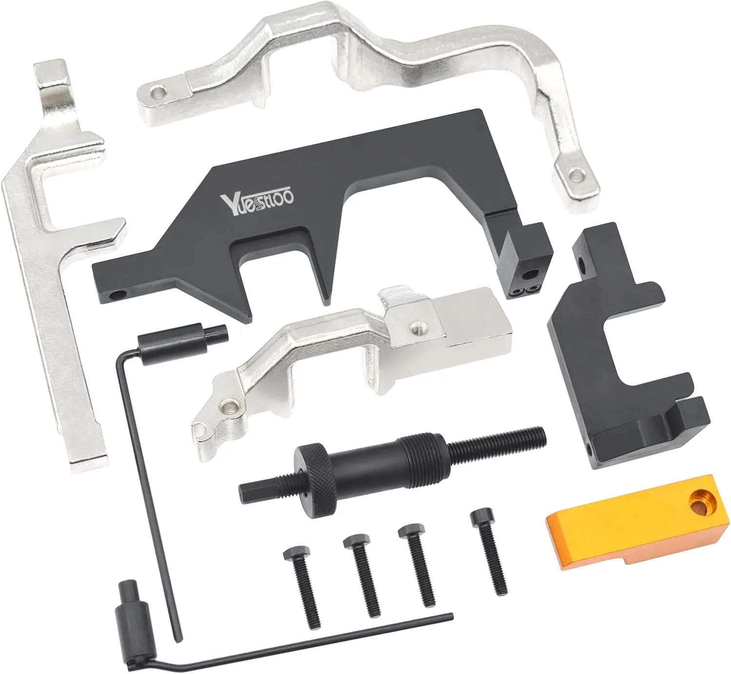 Camshaft Alignment Timing Tool Kit, Engine Locking Timing Tool Compatible with BMW Mini Cooper N12 N13 N14 N16 N18 Peugeot 1.4 1.6, with Portable Case & Gloves