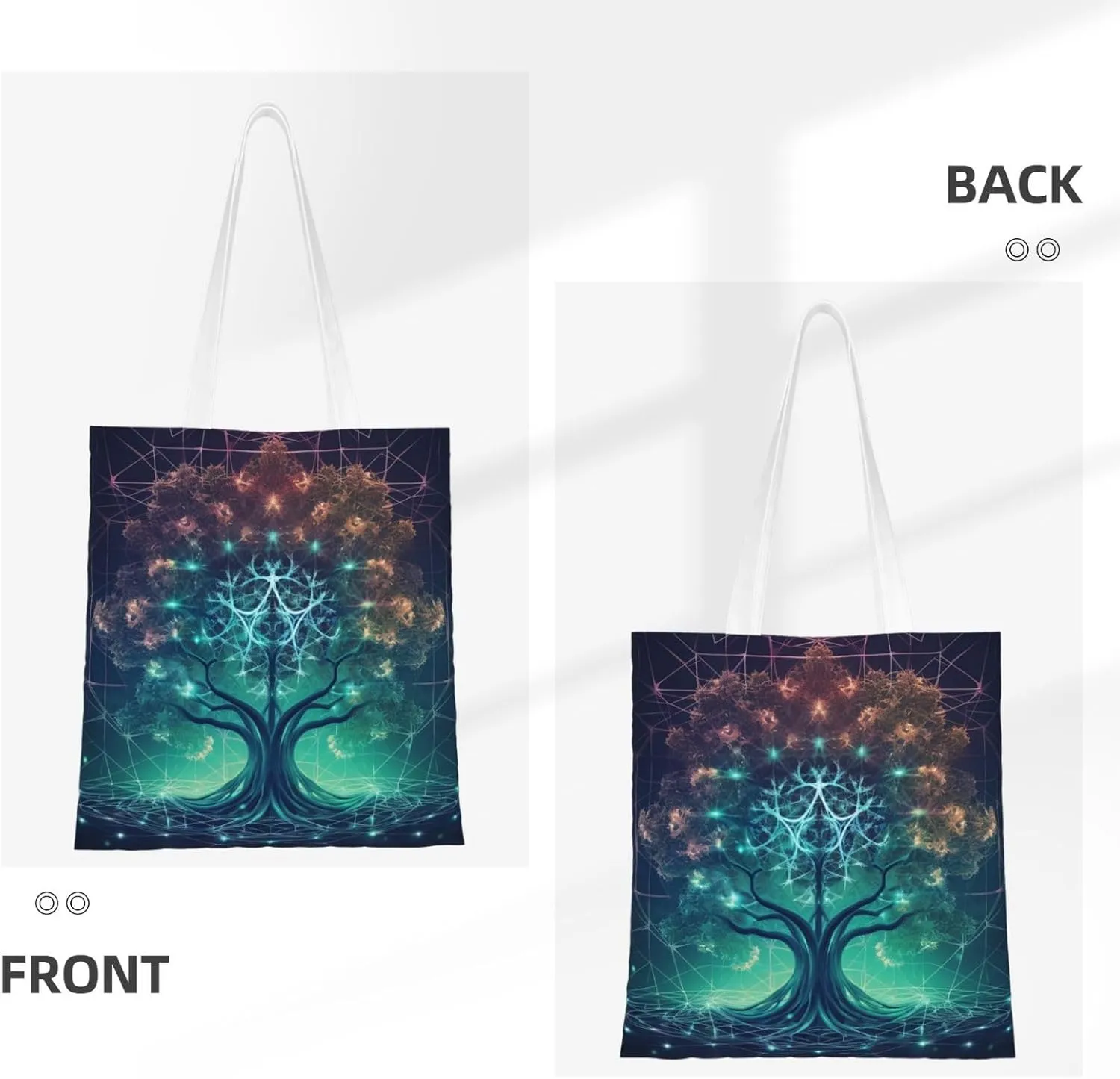 Canvas Tote Bag For Women Reusable Shopping Bag Casual Eagle Shoulder Bag Handbag For Travel