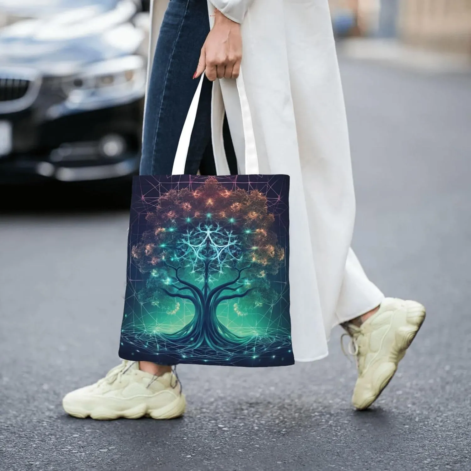 Canvas Tote Bag For Women Reusable Shopping Bag Casual Eagle Shoulder Bag Handbag For Travel
