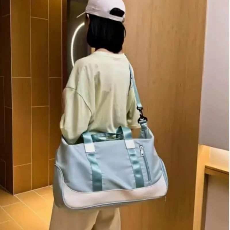 Car Travel Duffel Bag for Mitsubishi L200 Space Star, Travel Duffle Bag Weekender Bags Travel Bag Weekender Overnight Bag Sports Gym Tote Bag Travel Carry on Bag Accessories,Blue-A