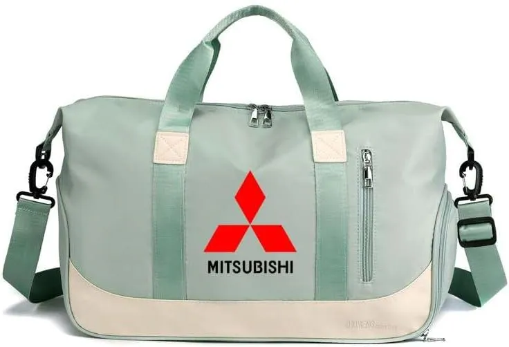 Car Travel Duffel Bag for Mitsubishi L200 Space Star, Travel Duffle Bag Weekender Bags Travel Bag Weekender Overnight Bag Sports Gym Tote Bag Travel Carry on Bag Accessories,Green-A