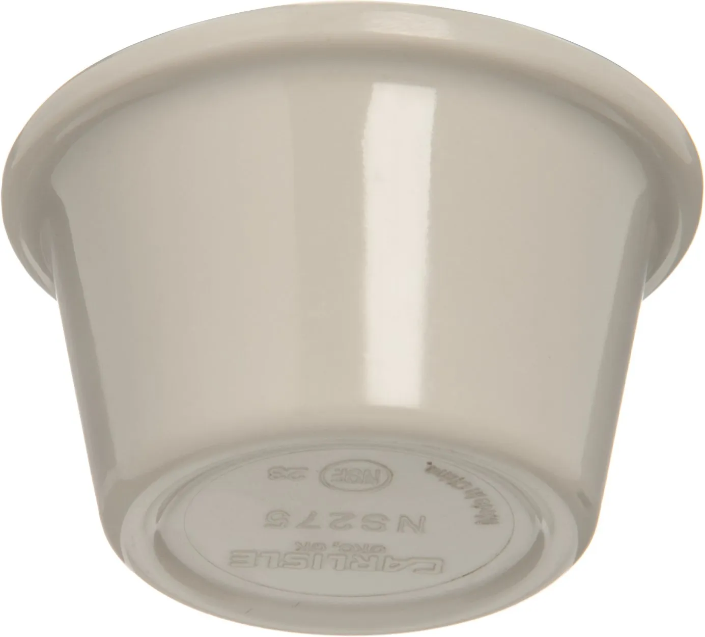 Carlisle FoodService Products S275-842 Smooth Melamine Sauce Cup, 1.5 oz, Bone (Pack of 12)
