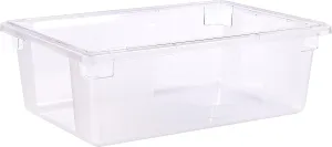 Carlisle FoodService Products Storplus Food Storage Container with Stackable Design for Catering, Buffets, Restaurants, Polycarbonate (Pc), 12.5 Gallons, Clear