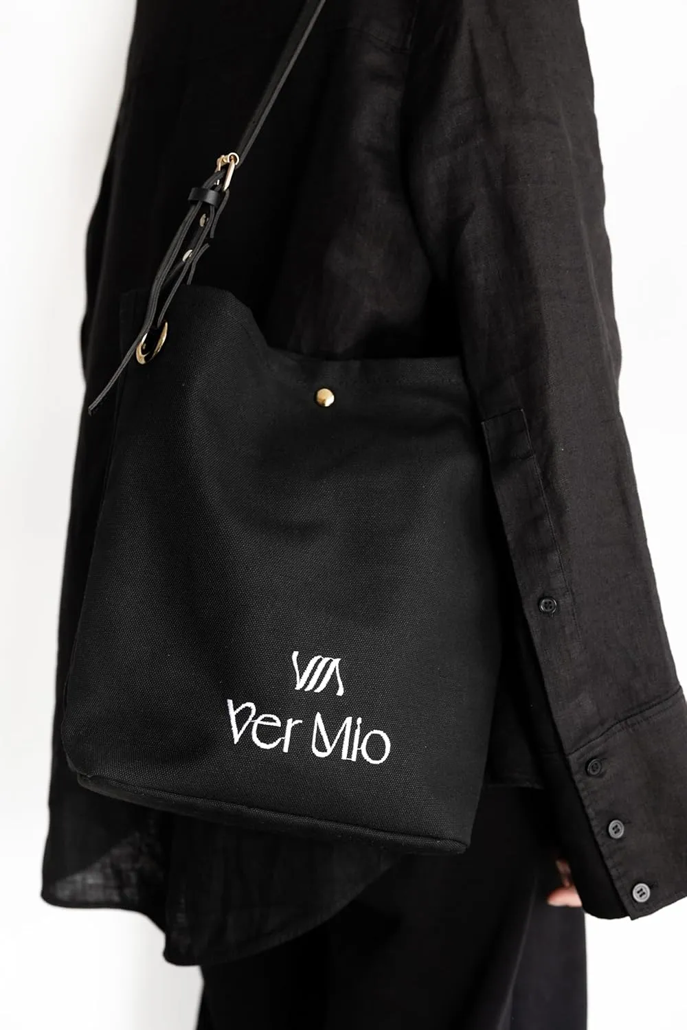 Casual Canvas Tote Bag for Women with Makeup Pouch – Everyday Lightweight Shoulder Handbag, Stylish and Reusable – VerMio