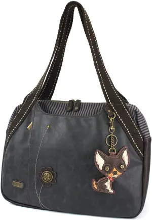 CHALA Bowling Bag - Chihuahua Darkbrown - Black