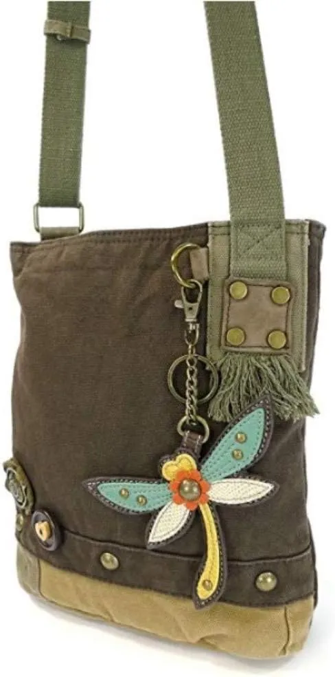 Chala Patch Cross-Body Women Handbag Dark Brown