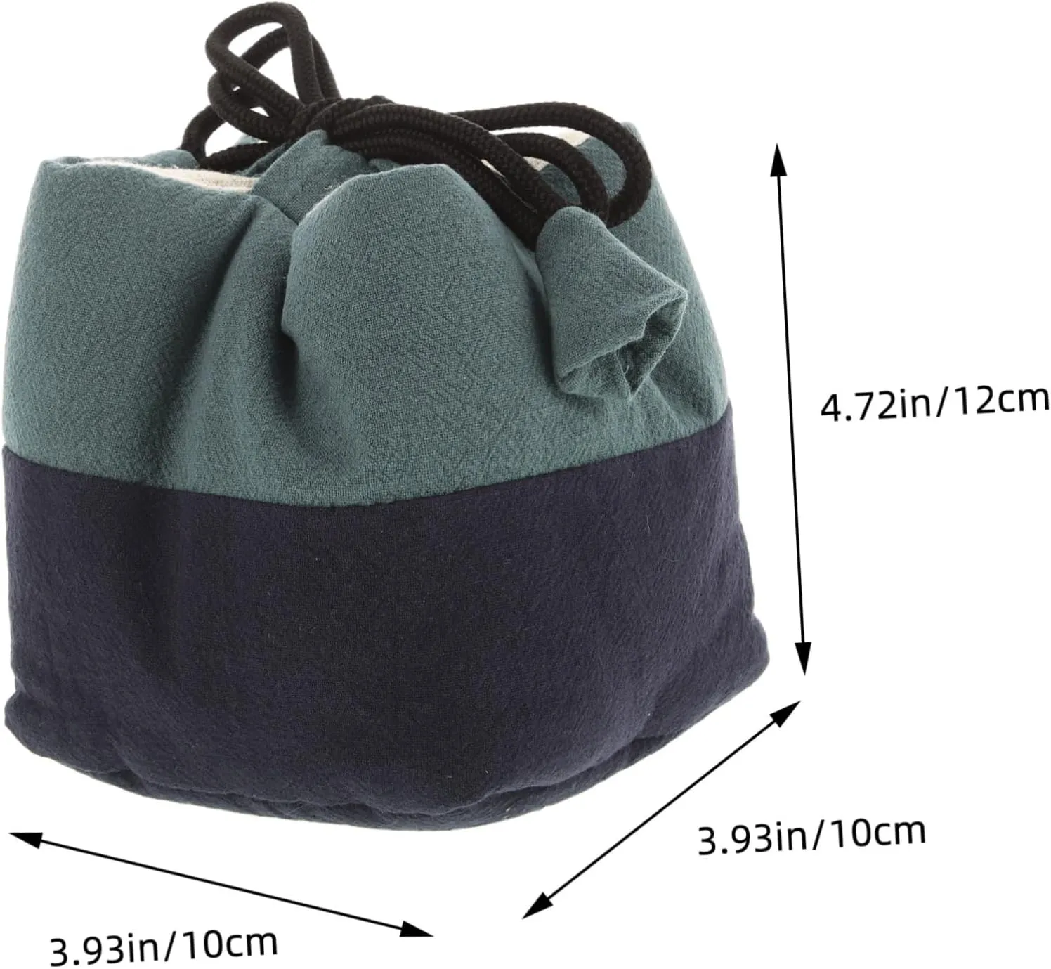 Chinese Kung Fu Tea Set Bag Teapot Carrying Bag Portable Teaware Storage Decorative Teacup Pouch Camping Travel Bag