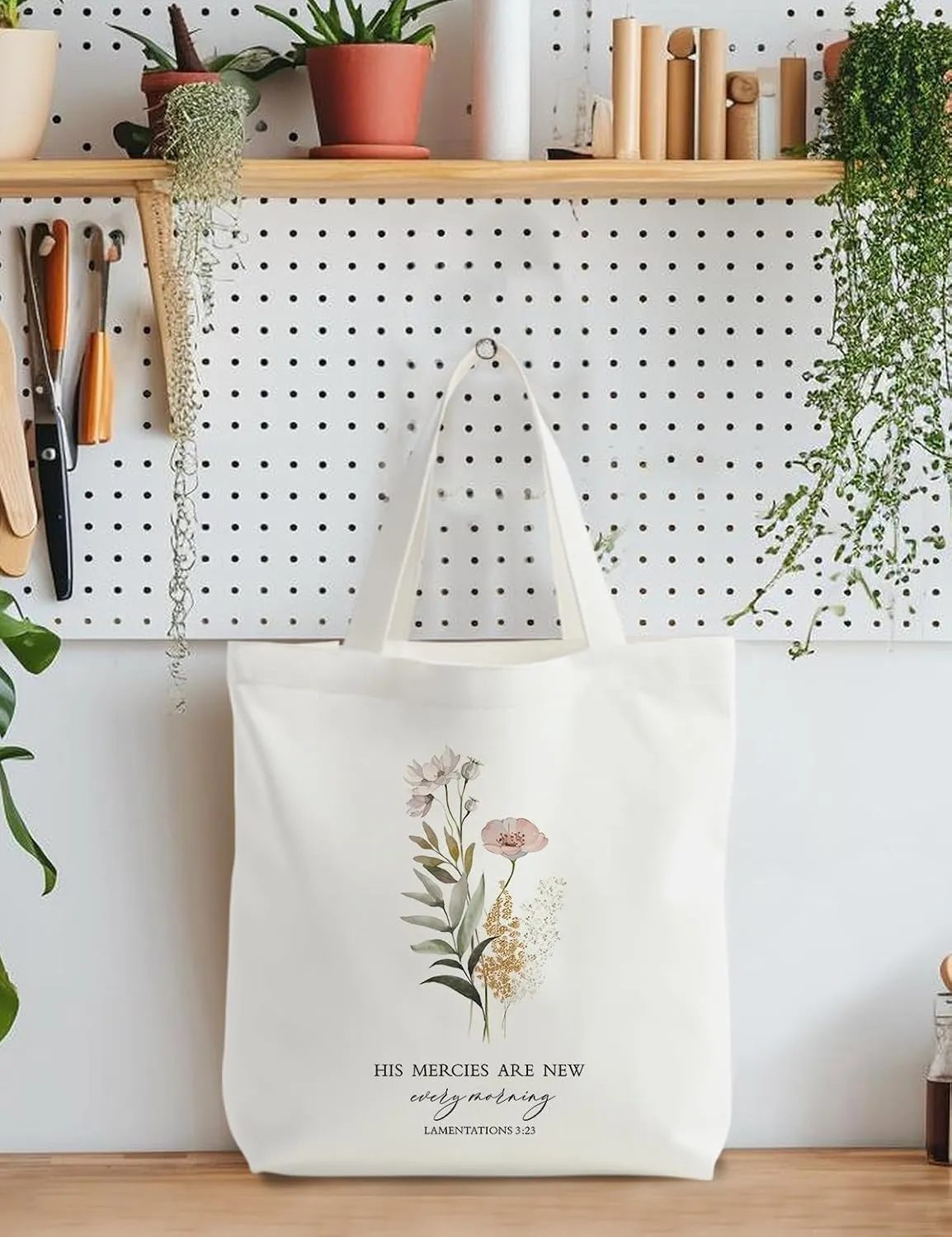 Christian Canvas ote Bag, Christian Bag, Christian Gifts for Women