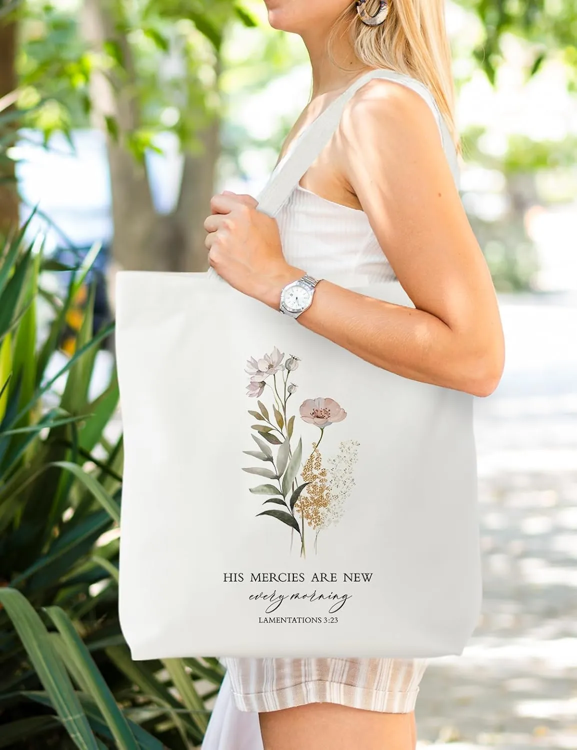 Christian Canvas ote Bag, Christian Bag, Christian Gifts for Women