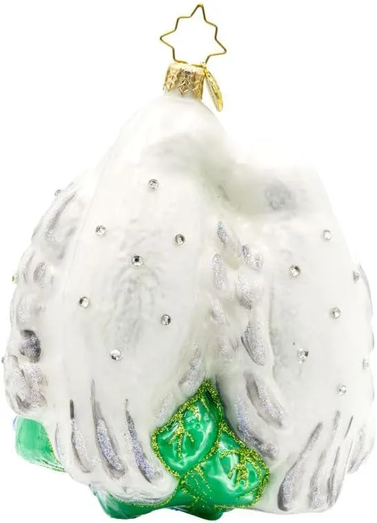Christopher Radko Hand-Crafted European Glass Christmas Tree Decorative Ornament, 2025 Wedding Lovebirds