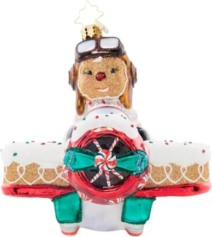 Christopher Radko Hand-Crafted European Glass Christmas Tree Decorative Ornament, Candy Cloud Explorer