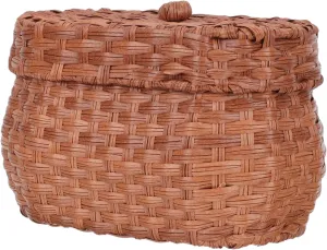 Ciieeo Decorative Egg Basket Woven Storage Bin for Fresh Eggs Multi Functional Countertop Holder for Fruits Snacks Baked Goods Artisan Design