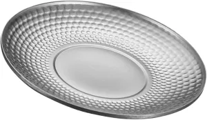 Ciieeo Metal Round Plate Traditional Dinnerware Stainless Steel Camping Plate Reusable Outdoor Camping Tableware