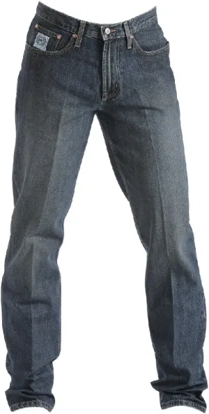 Cinch Men's White Label Relaxed Fit Denim Jeans Dark Stonewash - MB92834013 28W x 38L US