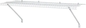 ClosetMaid 51041 Prepack Wire Shelf Kit, 4-Feet , White