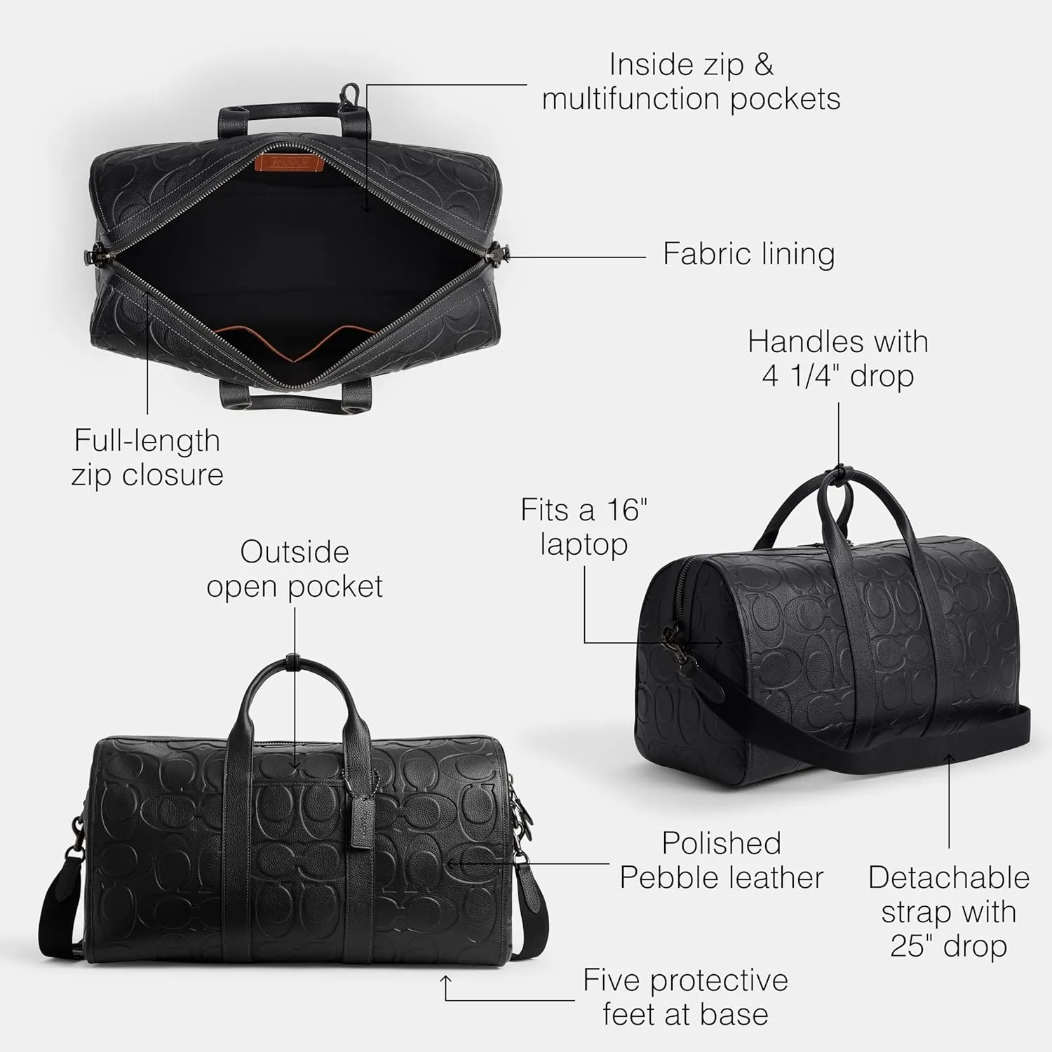 Coach Men's Gotham Duffle 45