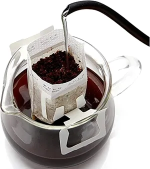 Coffee Filter Paper Bag 100 pieces, Hanging Ear Drip Coffee Bag Single Serve Disposable Drip Coffee Filter Bag Perfect for House, Travel, Office Daily (100)