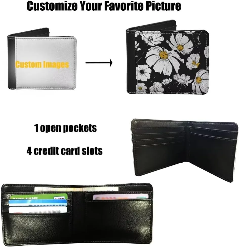Coldinair American Flag Boy Cool Wallet Deer Leather Wallet for Boys Kids Purse Bifold Rfid Blocking Wallet with Coin Pocket and Card Cash Holder for Youth Men