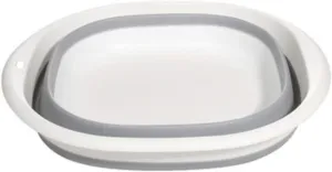 Collapsible wash Basin Folding Basins Portable Wash Basins Folding Laundry Tub Bath Basin Bathroom Kitchen Accessories Wash Basi.(25.8cm)
