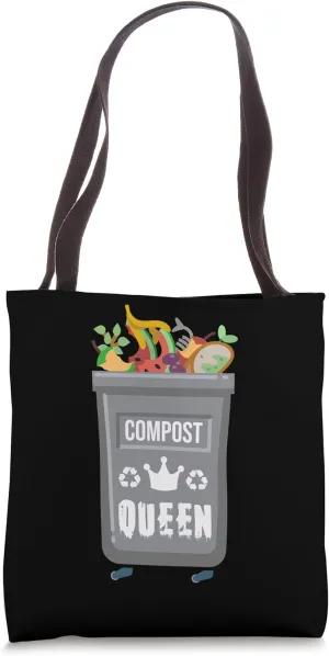 Compost Queen Organic Composting Girls Gardening Homesteader Tote Bag