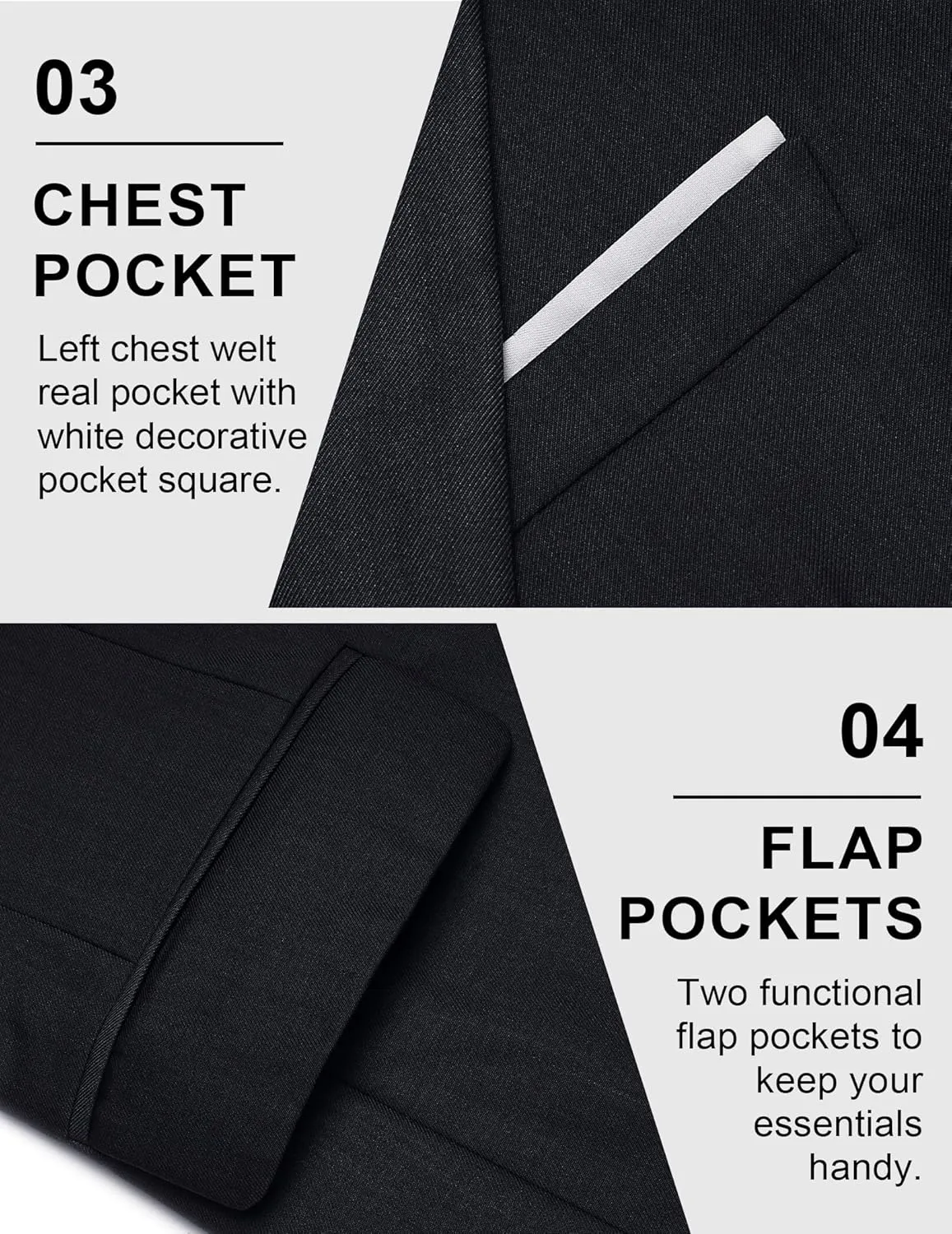 COOFANDY Mens Blazer Sport Coats Casual Slim Fit Suit Jacket Business One Button Blazers