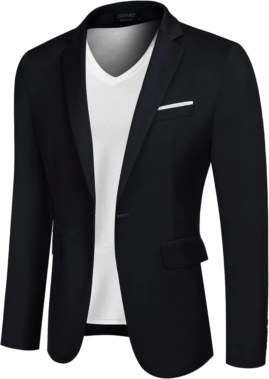 COOFANDY Mens Blazer Sport Coats Casual Slim Fit Suit Jacket Business One Button Blazers