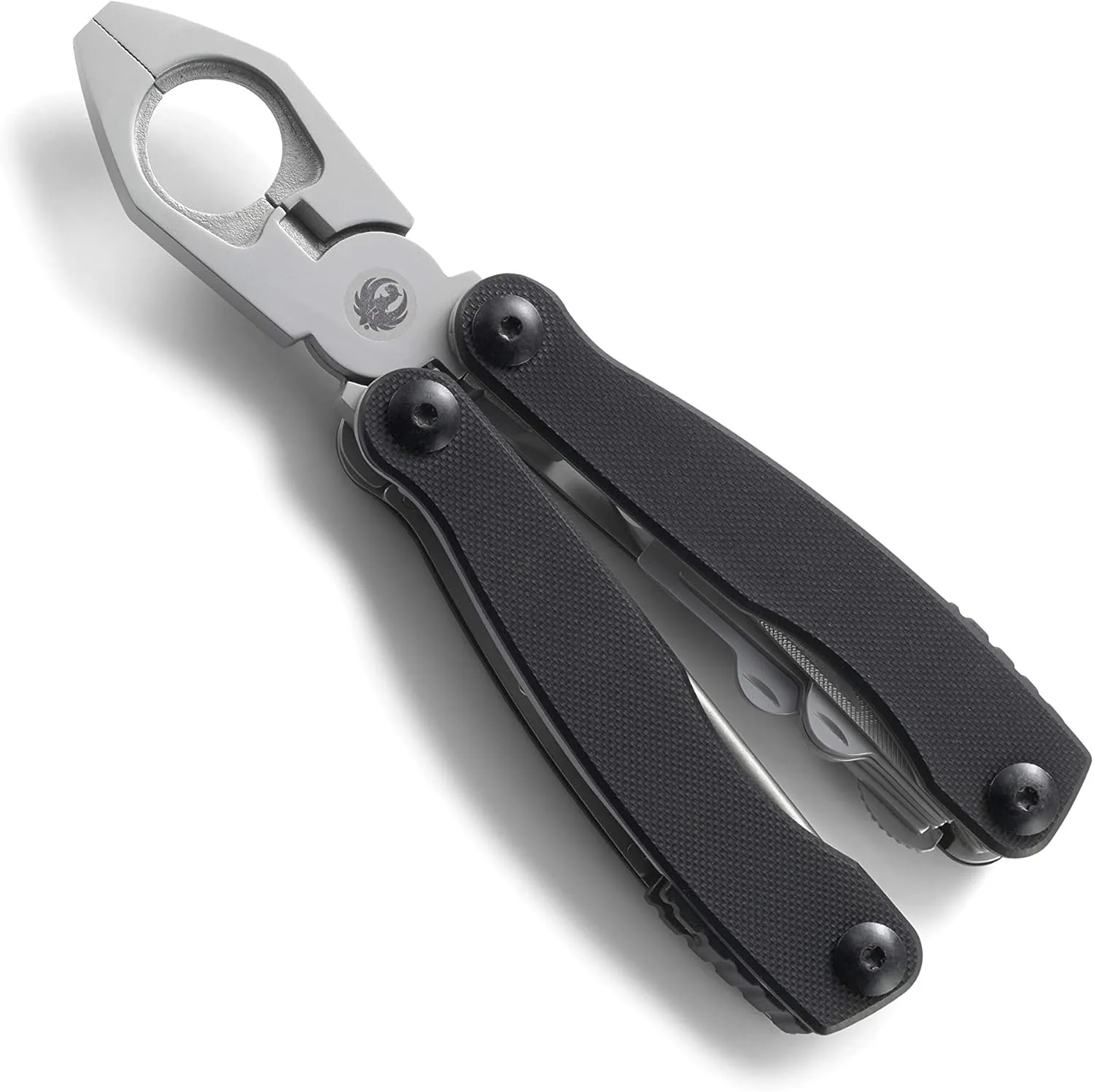CRKT Ruger 1911 Multitool: Folding Pocket Knife with Liner Lock, Pliers, Spring Cutter, Screwdrivers, Punch Rod, Wrenches, with Polyester Sheath R5100