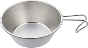 CS UH-46 Sierra Cup, Stainless Steel Cup, 11.8 fl oz (320 ml), Stainless Steel, Made in Japan, Tsubamesanjo, Silver (Hairline Processing)