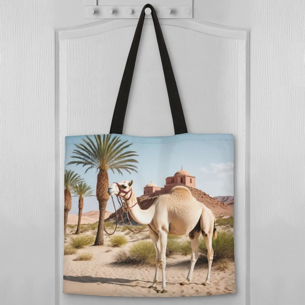 Dachshund Dog Sky Clouds Canvas Tote Bag for Women Men Stylish Tote Handbag Shoulder Bag Reusable Grocery Bag