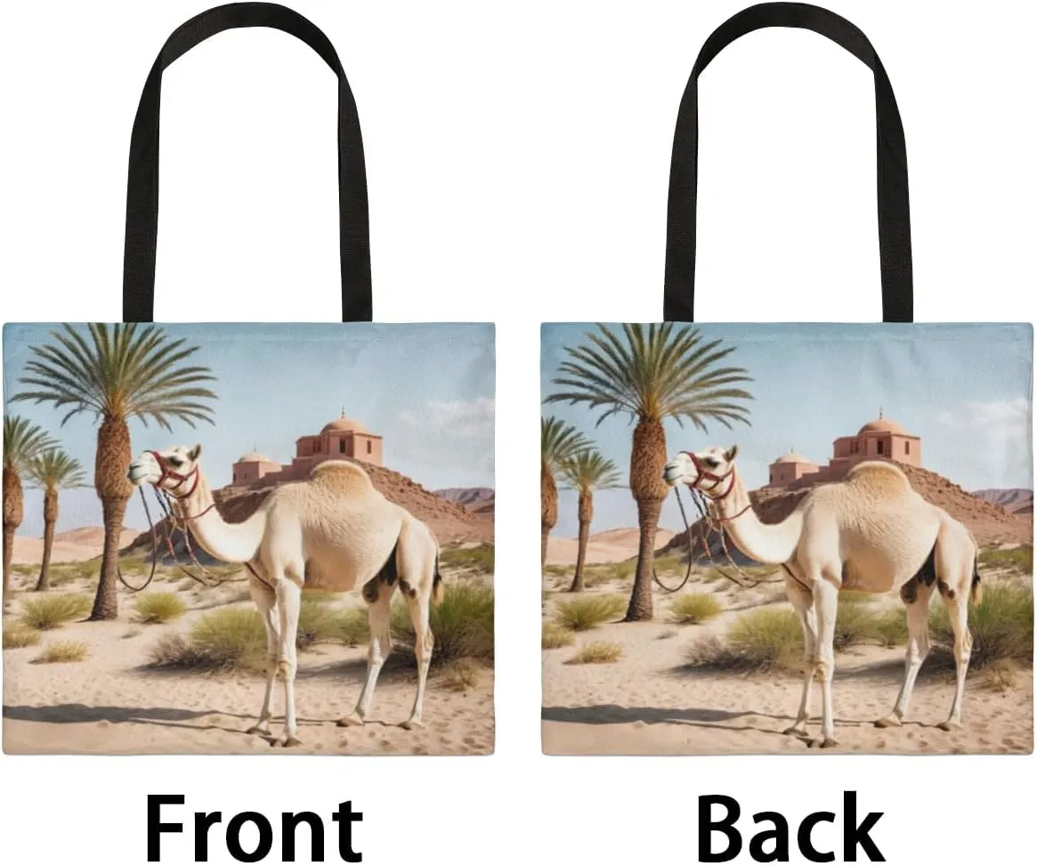 Dachshund Dog Sky Clouds Canvas Tote Bag for Women Men Stylish Tote Handbag Shoulder Bag Reusable Grocery Bag
