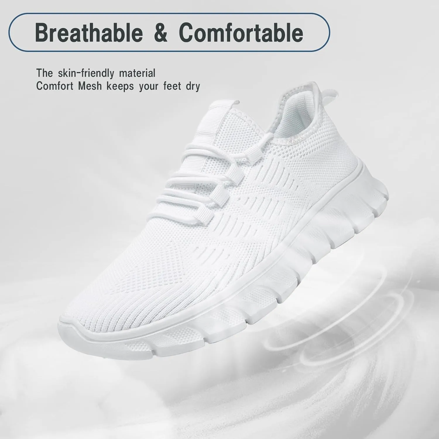 Damyuan Running Shoes for Women Tennis Sneakers Slip on Walking Comfortable Athletic Gym Summer Casual Workout Shoes Mesh Shoes