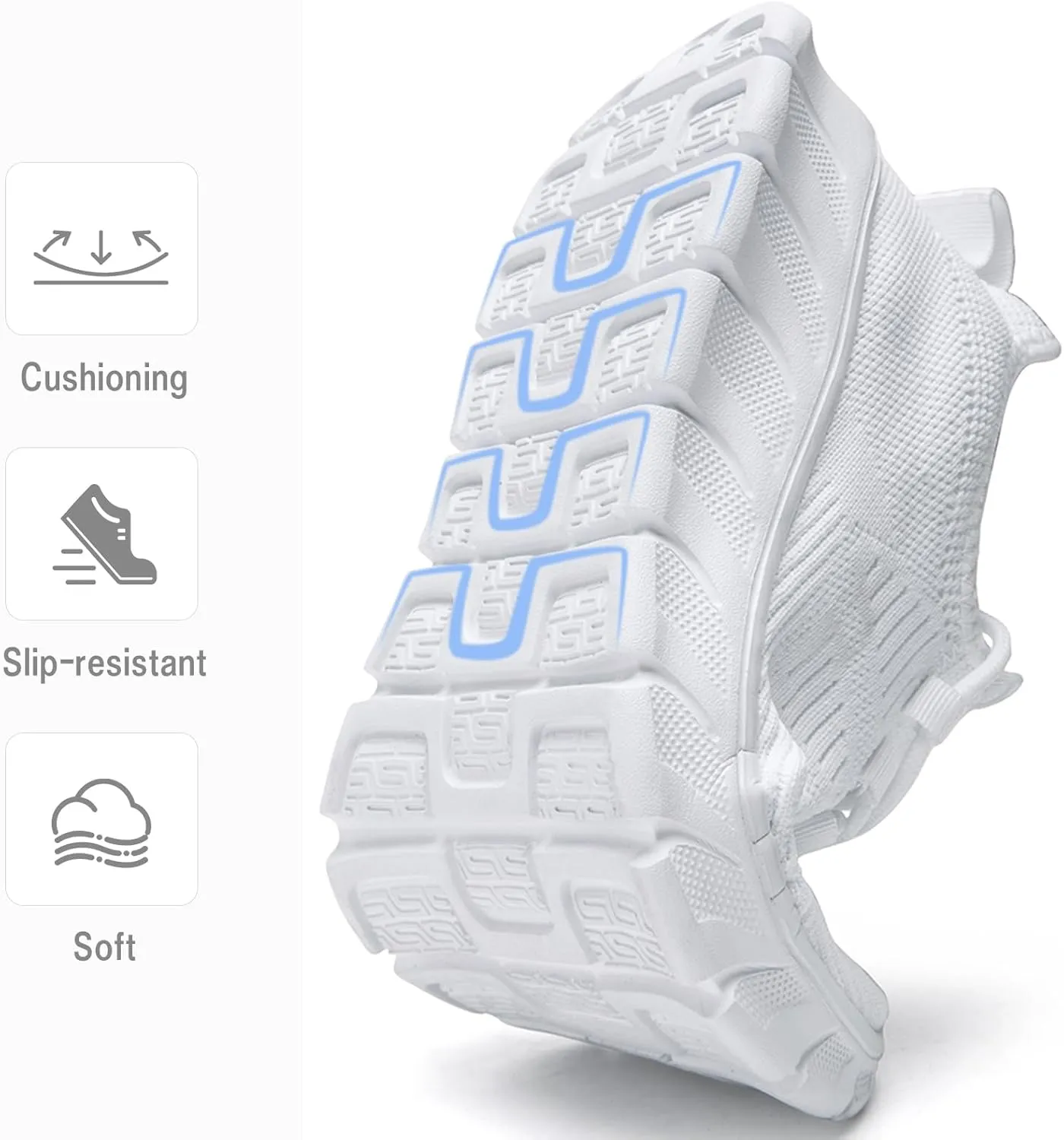 Damyuan Running Shoes for Women Tennis Sneakers Slip on Walking Comfortable Athletic Gym Summer Casual Workout Shoes Mesh Shoes