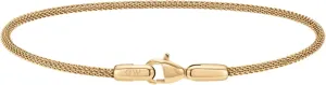 Daniel Wellington Tide Mesh Bracelet - Premium 316L Stainless Steel Cable Bracelet for Women and Men, Stackable, Lobster Clasp