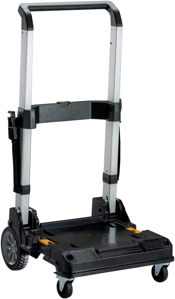 DEWALT TSTAK Trolley Cart with Handle, Swivel 360°, Capacity of Up to 200 lbs (DWST17888)