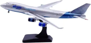 Diecast Plane Model 1:400 Scale for B747-400F 4K-BCH Alloy Diecast Plane Model Decorative Souvenirs