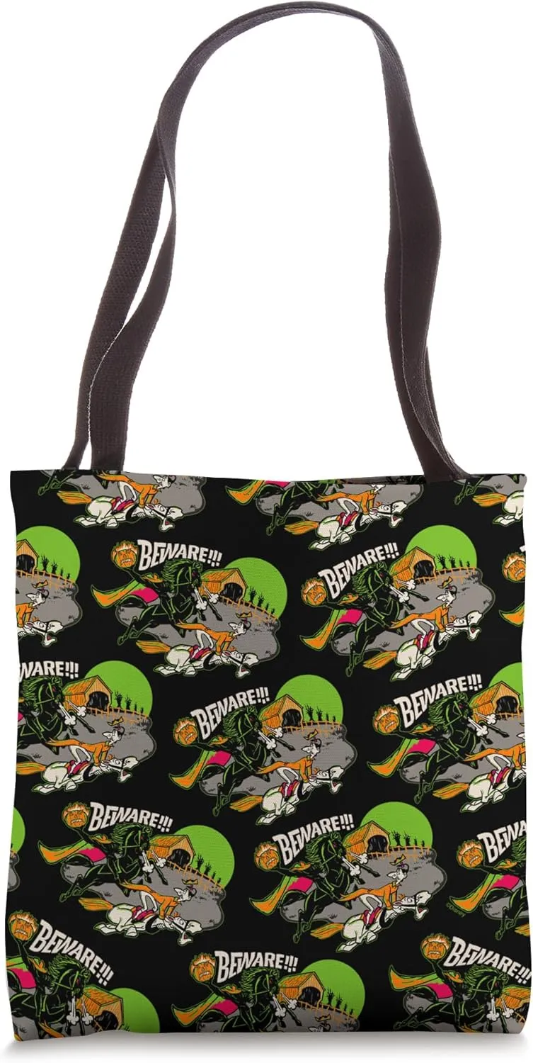 Disney 100 The Headless Horseman of Sleepy Hollow Halloween Tote Bag