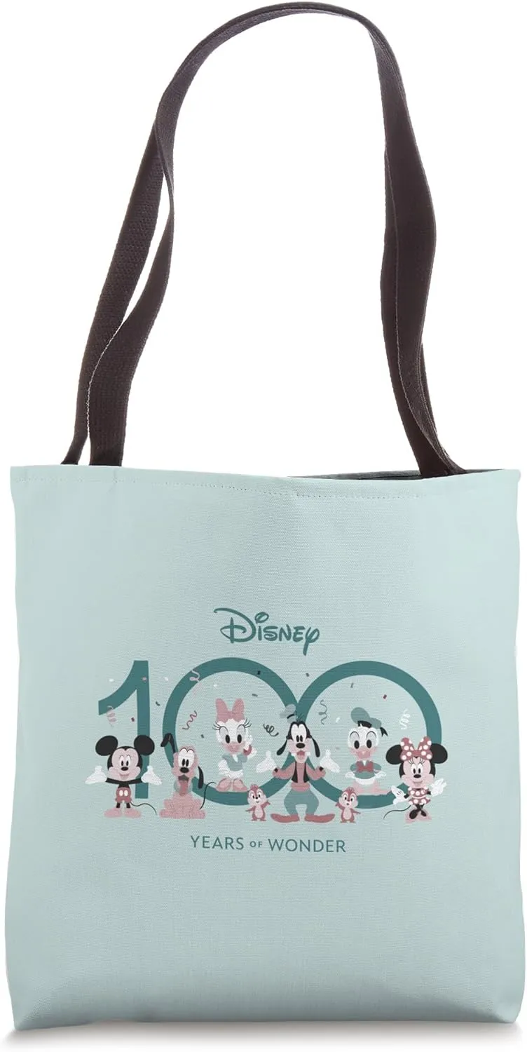 Disney 100 Years of Wonder Mickey & Pals Muted Cute D100 Tote Bag
