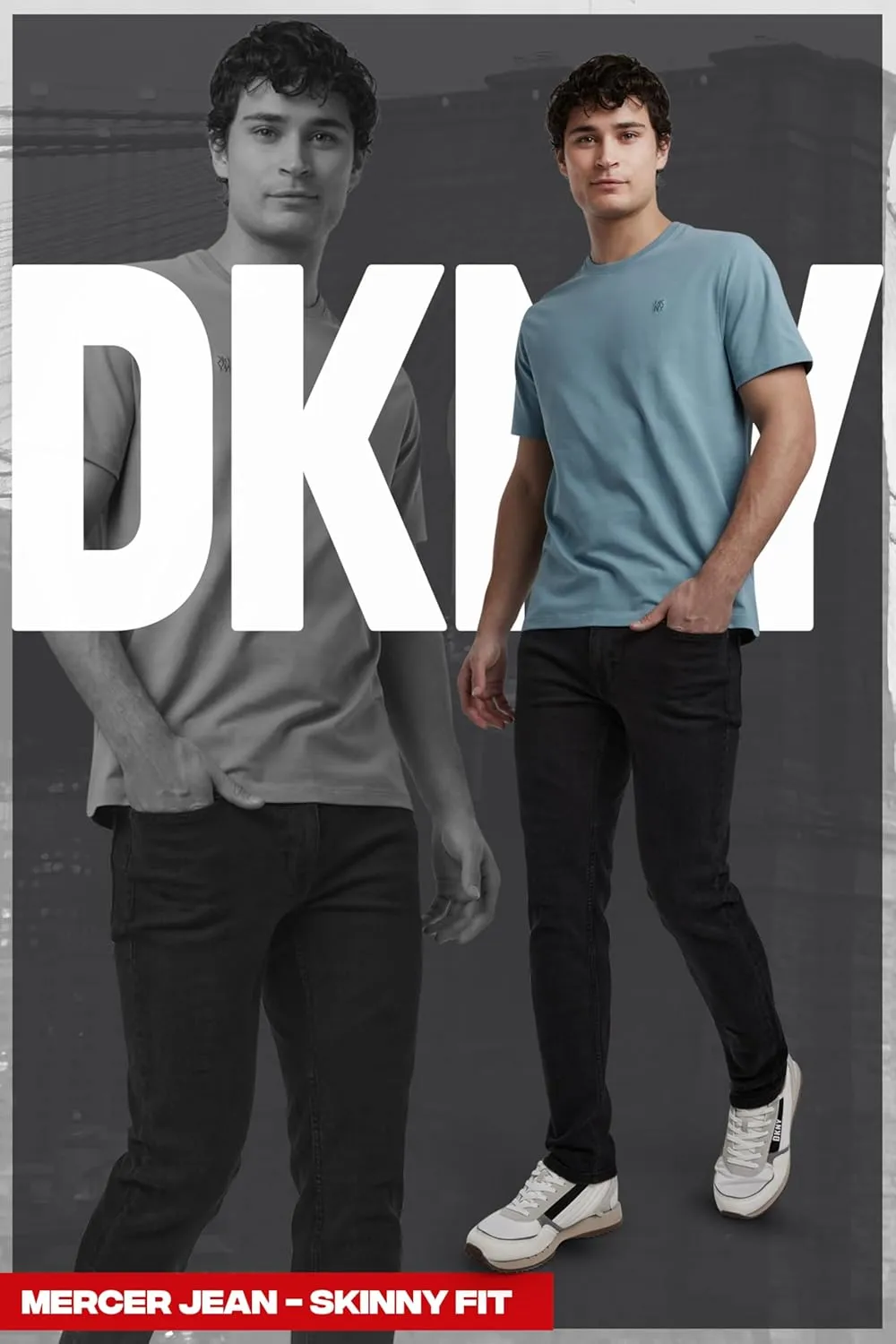 DKNY Mens Skinny Jeans for Men - Stretch Denim Classic 5 Pocket Men's Skinny Jeans | Stretch Fit Denim for Men