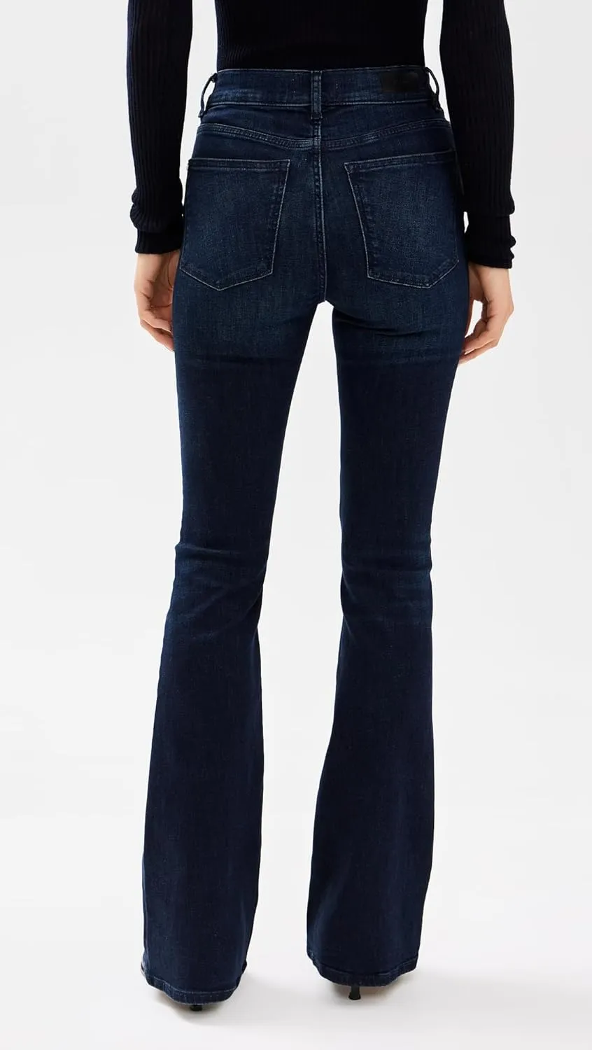 DL1961 Women's Bridget Boot: High Rise Instasculpt Jeans 33"