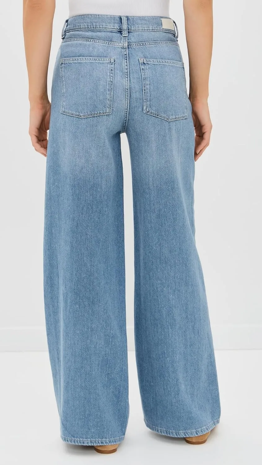 DL1961 Women's DL Aura Hepburn Wide Leg High Rise Jeans