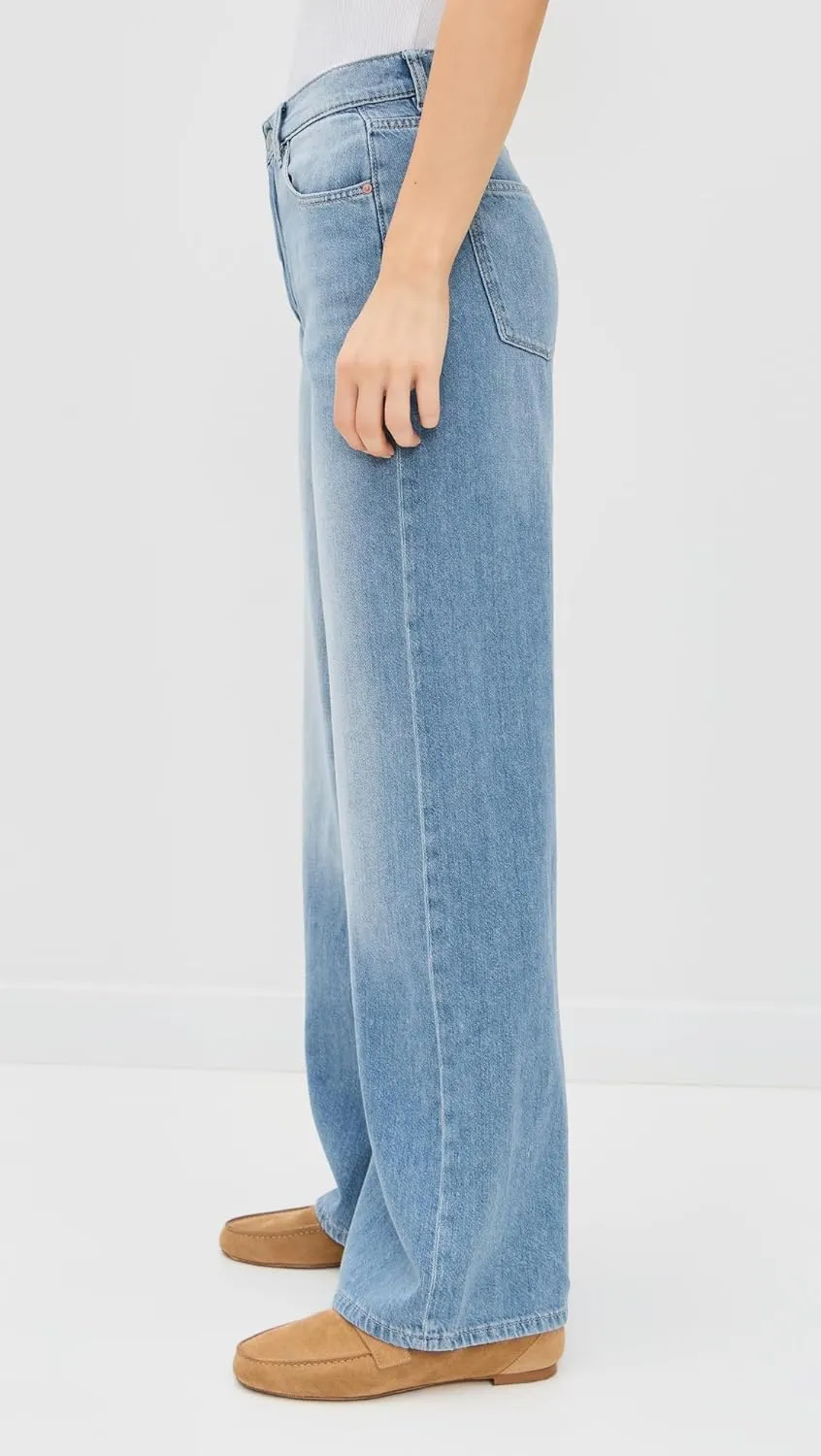 DL1961 Women's DL Aura Hepburn Wide Leg High Rise Jeans